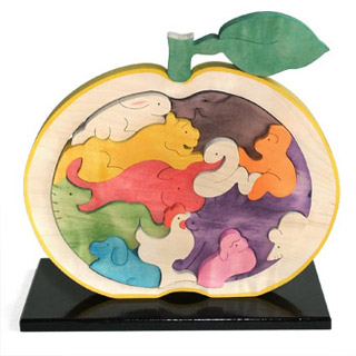 十二支の組み木