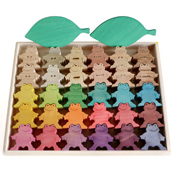 組み木 かえるくん